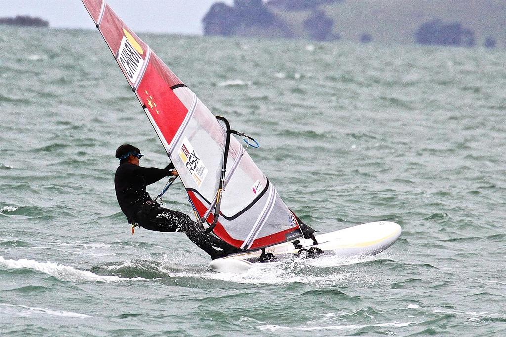 Peina Chen, 2015 RS:X Womens World Champion, Takapuna, March 31 2016  © Richard Gladwell www.photosport.co.nz